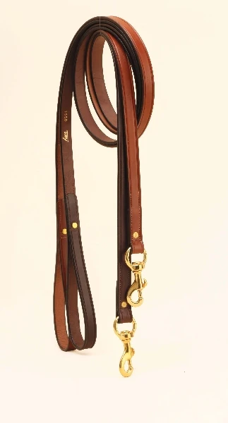Tory Leather Plain Creased Leather Dog Leash - Image 4